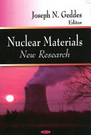 Nuclear materials : new research /