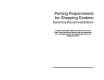 Parking requirements for shopping centers : summary recommendations : a study /