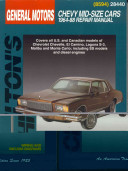 Chilton's General Motors Chevy mid-size cars, 1964-88 repair manual.