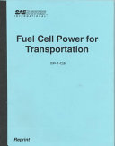 Fuel cell power for transportation.