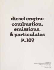 Diesel engine combustion, emissions & particulates.