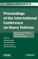 International Conference on Heavy Vehicles HVParis 2008 : heavy vehicle transport technology (HVTT 10) /