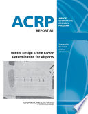 Winter design storm factor determination for airports  /