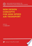 New design concepts for high speed air transport /