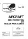 Aircraft fire protection and rescue procedures /