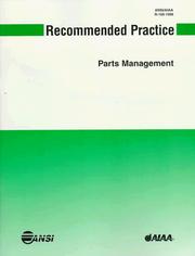 Recommended practice for parts management /
