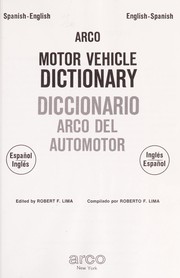 Arco motor vehicle dictionary = Diccionario Arco del automotor /