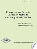 Comparison of seismic inversion methods on a single real data set /