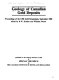 Geology of Canadian gold deposits : proceedings of the CIM gold symposium, September, 1980 /