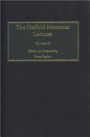 The Hatfield memorial lectures /