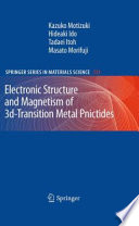 Electronic structure and magnetism of 3d-transition metal pnictides /