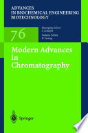 Modern advances in chromatography /