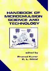 Handbook of microemulsion science and technology /