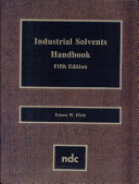 Industrial solvents handbook /