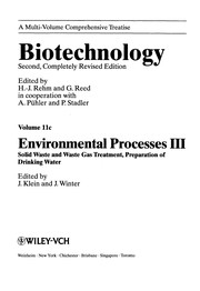Biotechnology : a multi-volume comprehensive treatise /