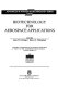Biotechnology for aerospace applications : Symposium on Biotechnology for Aerospace Applications, March 1-2, 1989, United States Air Force Academy, Colorado Springs, CO /