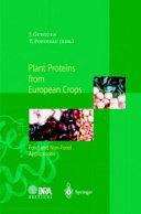 Plant proteins from European crops : food and non-food applications /