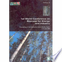 1st World Conference on Biomass for Energy and Industry : proceedings of the conference held in Sevilla, Spain, 5-9 June 2000 /