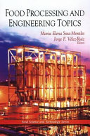 Food processing and engineering topics /