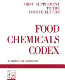 Food chemicals codex : first supplement to the fourth edition /