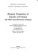 Physical properties of liquids and gases for plant and process design ; proceedings of a symposium held at the National Engineering Laboratory, East Kilbride, Glasgow, in collaboration with the Scottish Branch of the Institution of Chemical Engineers, 20th and 21st March, 1968.