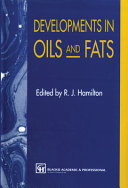 Developments in oils and fats /