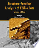 Structure-Function Analysis of Edible Fats.