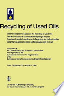 Recycling of used oils /