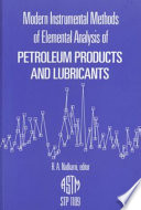 Modern instrumental methods of elemental analysis of petroleum products and lubricants /