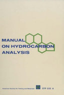 Manual on hydrocarbon analysis /