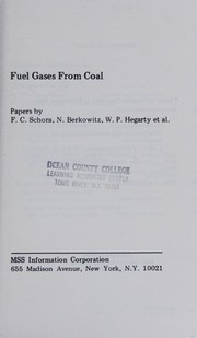 Fuel gases from coal : papers /