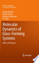 Molecular dynamics of glassforming systems : the effect of pressure /