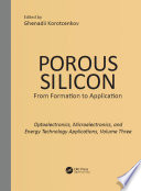 Porous silicon : from formation to application /