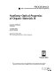 Nonlinear optical properties of organic materials IX : 7-9 August, 1996, Denver, Colorado /