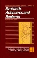 Synthetic adhesives and sealants /