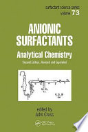 Anionic surfactants : analytical chemistry /