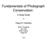 Fundamentals of photograph conservation : a study guide /