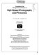 Proceedings of the 16th International Congress on High Speed Photography and Photonics, 27-31, August 1984, Strasbourg, France : M. Andre, M. Hugenschmidt, chairmen/editors ; organized by ANRT (Association nationale de la recherche technique) ; supported by BMFT /