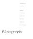 Master photographs : master photographs from PFA exhibitions 1959-67 /