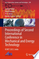 Proceedings of Second International Conference in Mechanical and Energy Technology : ICMET 2021, India /
