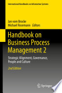 Handbook on business process management.