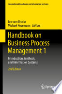Handbook on business process management.