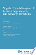 Supply chain management : models, applications, and research directions /