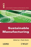 Sustainable manufacturing /