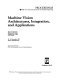 Machine vision architectures, integration, and applications : 12-15 November 1991, Boston, Massachusetts /