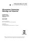 Microsystems engineering : metrology and inspection : 20-21 June 2001, Munich, Germany /