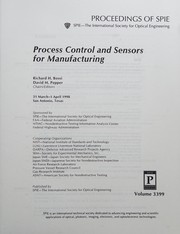 Process control and sensors for manufacturing : 31 March-1 April 1998, San Antonio, Texas /