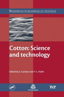 Cotton : science and technology /