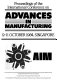 Proceedings of the International Conference on Advances in Manufacturing : 9-11 October 1984, Singapore : an international event /