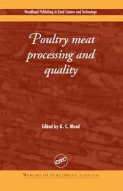Poultry meat processing and quality /